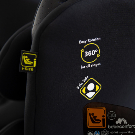 Κάθισμα αυτοκινήτου Bebeconfort i-Next 360° Black 40-150 cm