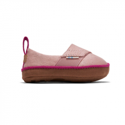 Παπούτσια αγκαλιάς TOMS Tiny Pinto Microsuede Pink