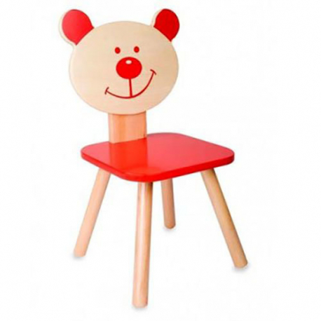 Ξύλινη καρέκλα Αρκουδάκι Classic world™ Red Bear