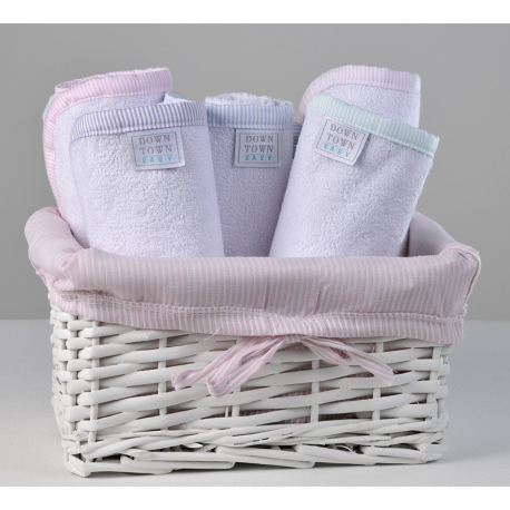 Σελτεδάκι DOWN TOWN BABY Pin Stripe Pink 50 x 70 cm