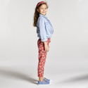 Okaidi Pantalon fluide imprime orange fille