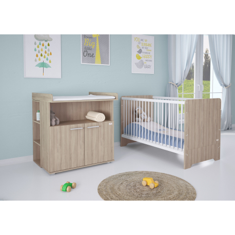 Σιφινιέρα με ντουλάπι POLINI kids Simple Nordic Ulme