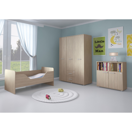 Σιφινιέρα με ντουλάπι POLINI kids Simple Nordic Ulme