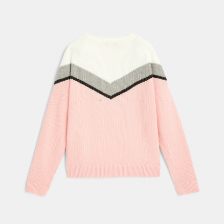 Okaidi Pull jacquard col rond