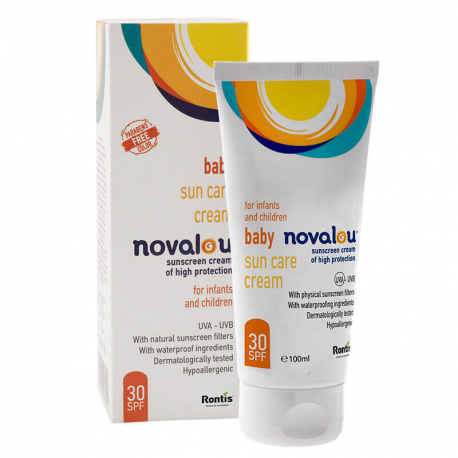 Αντηλιακή κρέμα προσώπου και σώματος Novalou SPF 30 100ml