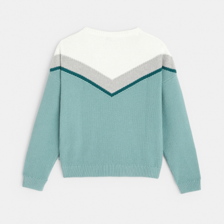 Okaidi Pull jacquard col rond