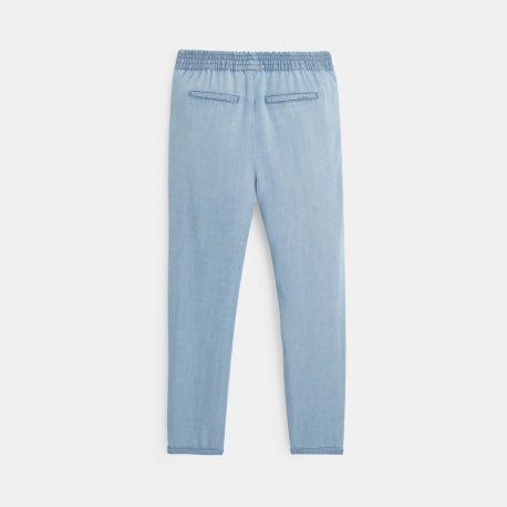 Okaidi Pantalon carrot en jean leger