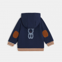 Obaibi Gilet molleton nid d'abeille capuche amovible