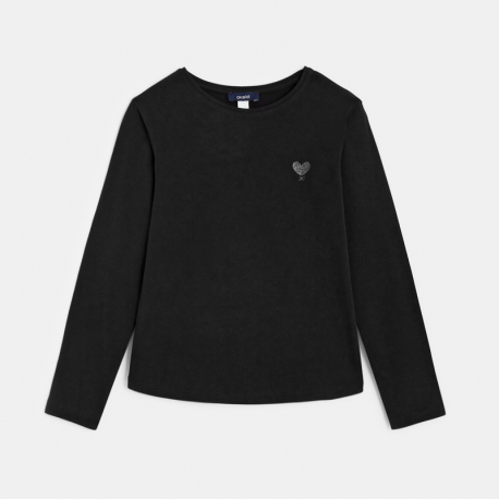 Okaidi T-shirt basique motif c?ur
