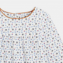 Obaibi Blouse gaze de coton coccinelles et fleurs