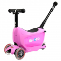 Τρίκυκλο παιδικό πατίνι - περπατούρα Micro Mini2Go Deluxe Plus Pink