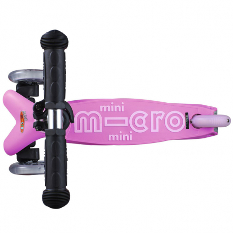 Τρίκυκλο παιδικό πατίνι - περπατούρα Micro Mini2Go Deluxe Plus Pink