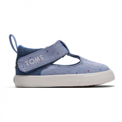 Παιδικά παπούτσια TOMS Tiny Joon Blue Motif Woven