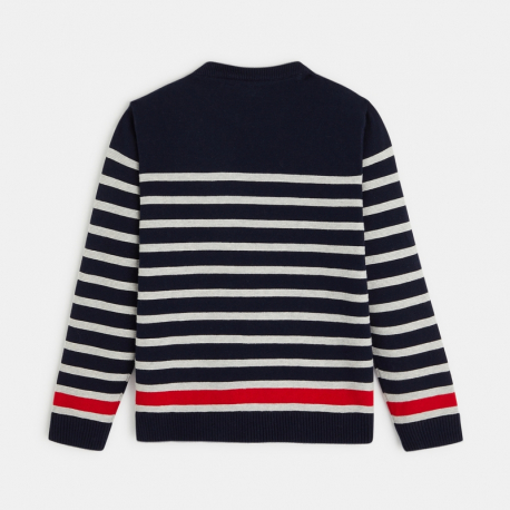 Okaidi Pull marin en tricot