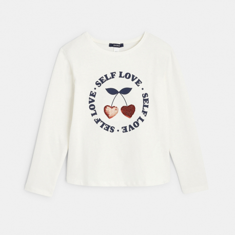 Okaidi T-shirt a message &quot;Love nature&quot;