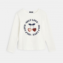 Okaidi T-shirt a message "Love nature"