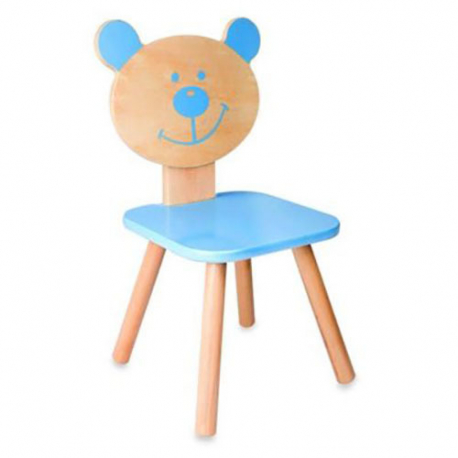 Ξύλινη καρέκλα Αρκουδάκι Classic world™ Blue Bear