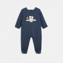 Obaibi Dors-bien jersey matelasse etoiles et koala