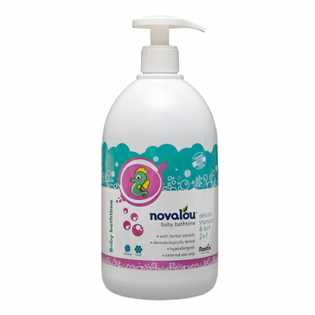 Novalou Bathtime Σαμπουάν και Αφρόλουτρο 2 σε 1 1.000ml