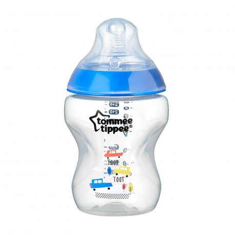 Tommee tippee μπιμπερό Closer to nature αργής ροής 260ml 0+m (1τμχ)