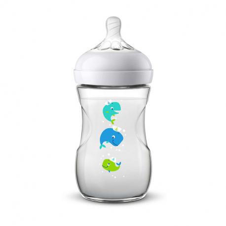 Philips-Avent μπιμπερό Natural 260 ml 0-12m (1τμχ)