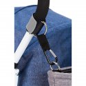 Mini τσάντα οργάνωσης καροτσιού με αλλαξιέρα Fillikid Grey Melange