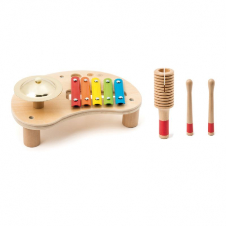 Μικρό ξύλινο τραπέζι με μουσικά όργανα Oxybul TEMPObul