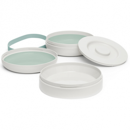 Suavinex σετ πιάτα με καπάκι Bentoo Hygge Baby Mint