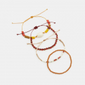 Okaidi Bracelets fantaisie enfant (lot de 4) rouge fille