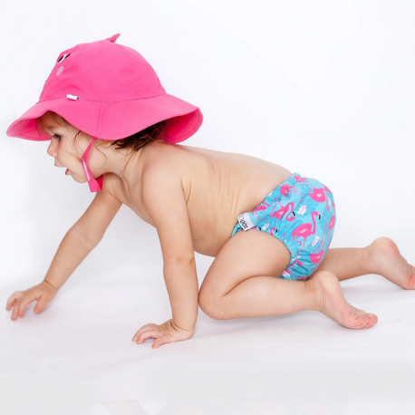 Σετ πάνα - μαγιό και καπέλο ZOOCCHiNi™ Franny the Flamingo 6-12 μηνών