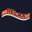 Okaidi Μπλούζα κοντομάνικη με μήνυμα Relax