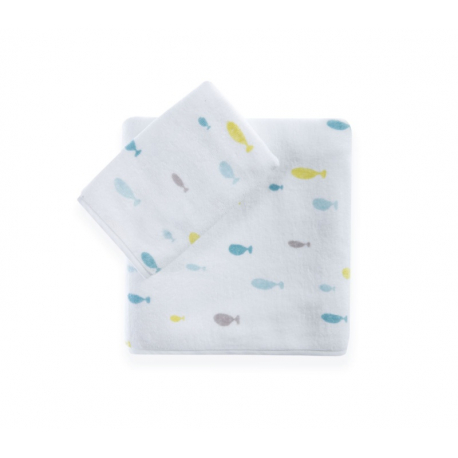 Βρεφικές πετσέτες Nef-Nef Homeware Ocean Friends σετ των 2