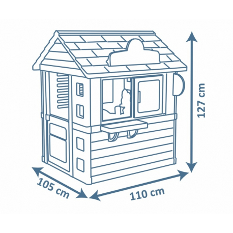 Σπιτάκι - ζαχαροπλαστείο Smoby Sweety Corner Playhouse