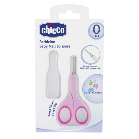 Ψαλιδάκι ασφαλείας Chicco με θήκη Ροζ