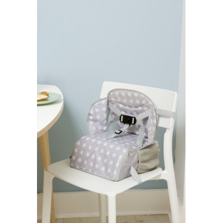 Φορητό κάθισμα φαγητού για καρέκλα BabyToLove® Travel Up White Stars