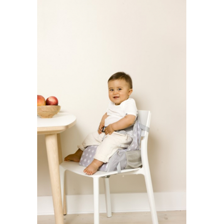 Φορητό κάθισμα φαγητού για καρέκλα BabyToLove® Travel Up White Stars