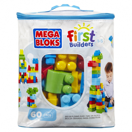 Τσάντα με 60 τουβλάκια MEGA® BLOKS First Builders DCH55