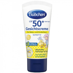 Bubchen Βρεφική αντηλιακή κρέμα προσώπου SPF50+ 50ml