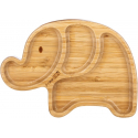 Πιάτο bamboo με βεντούζα FreeON® Elephant