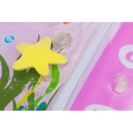 Φουσκωτό στρώμα παιχνιδιού με νερό Fillikid Ocean Pink