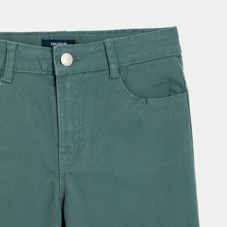 Okaidi Pantalon taille haute, large et court