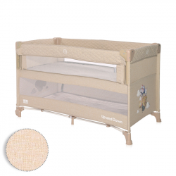Παρκοκρέβατο Lorelli® Up And Down Fog Beige Flying Friends