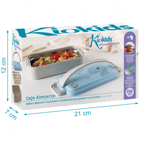 Ταπεράκι φαγητού Kiokids® inox Little Dinosaur 550ml