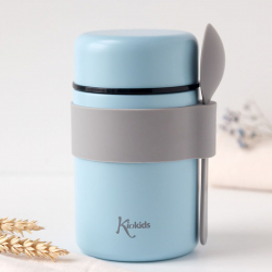 Θερμός φαγητού Kiokids® με κουταλάκι 500ml Σιέλ