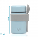 Θερμός φαγητού Kiokids® με κουταλάκι 500ml Σιέλ