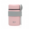 Θερμός φαγητού Kiokids® με κουταλάκι 500ml Ροζ