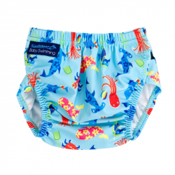 Πάνα - μαγιό Konfidence™ Splashy™ AquaNappy™ Sea Friends Cyan