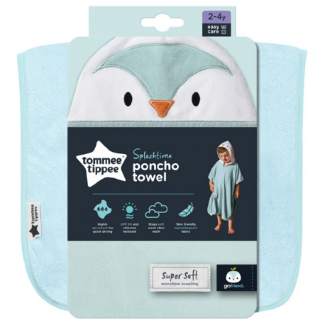 Πόντσο με κουκούλα Τommee tippee Percy the Penguin 2-4 ετών