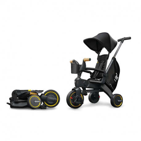 Πτυσσόμενο τρίκυκλο ποδήλατο 5 σε 1 Doona™ Liki Trike S5 Nitro Black