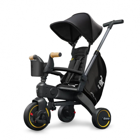 Πτυσσόμενο τρίκυκλο ποδήλατο 5 σε 1 Doona™ Liki Trike S5 Nitro Black